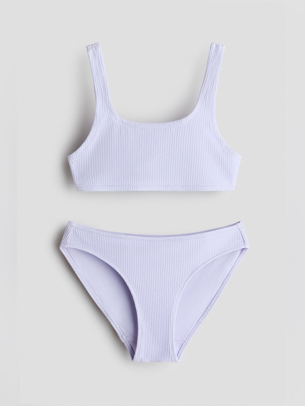 H&M Textured Two-Piece Swimsuit